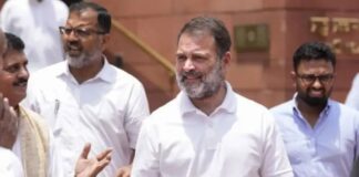 Rahul Gandhi’s Rare Handshake With BJP Leader In Parliament Sparks Buzz, Seen As Political Surprise Rahul Gandhi’s Rare Handshake With BJP Leader In Parliament Sparks Buzz, Seen As Political Surprise