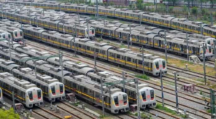 Two Spanish Nationals Caught Vandalizing Yamuna Bank Metro Depot Walls With Objectionable Graffiti in Delhi Two Spanish Nationals Caught Vandalizing Yamuna Bank Metro Depot Walls With Objectionable Graffiti in Delhi