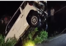 3 Dead as Car Plunges in River in Rajasthan’s Udaipur Deadly Udaipur Car Accident: Vehicle Swept into Flooded Drain, Two Dead, One Missing