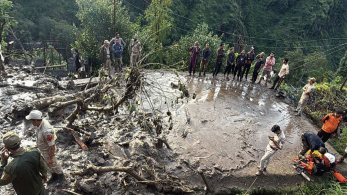 4 Killed In J-K As Cloudburst Strikes Ramban,Rescue Ops Underway