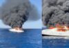 VIDEO: Superyacht burns in the middle of the sea; 306 crores destroyed in one stroke!