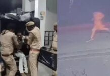 Disabled Woman Gangraped; Two Accused Nabbed in Police Encounter as CCTV Captures Terrified Victim Fleeing In Balrampur, police arrested two youths after an encounter on the charge of gangrape of a 22-year-old mute girl who was trying to flee to Nepal.