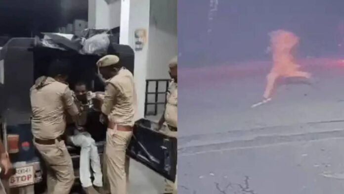 In Balrampur, police arrested two youths after an encounter on the charge of gangrape of a 22-year-old mute girl who was trying to flee to Nepal. In Balrampur, police arrested two youths after an encounter on the charge of gangrape of a 22-year-old mute girl who was trying to flee to Nepal.