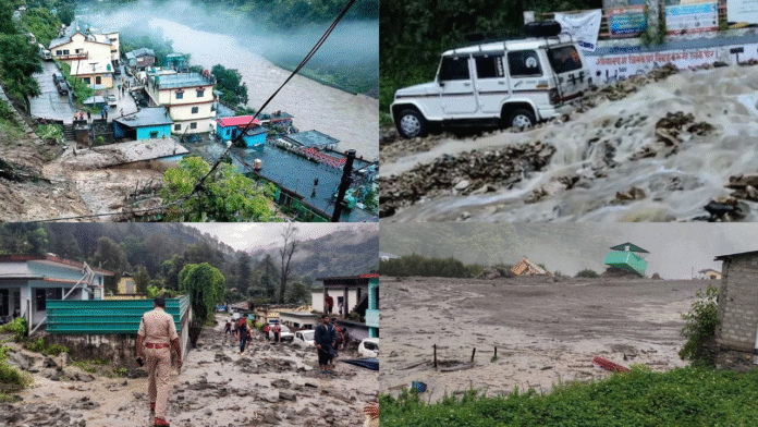 Uttarakhand Hit by Another Disaster: 5 Dead in Cloudburst, 30–40 Families Buried; Red Alert Issued in Multiple Districts
