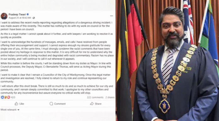 Indian-Origin Mayor in Australia Resigns After Racist Abuse, Vows to Return After Court Case