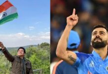 Behind our laughter… Sachin Tendulkar and Virat Kohli saluted the soldiers like this Behind our laughter… Sachin Tendulkar and Virat Kohli saluted the soldiers like this