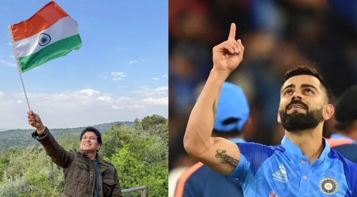 Behind our laughter… Sachin Tendulkar and Virat Kohli saluted the soldiers like this Behind our laughter… Sachin Tendulkar and Virat Kohli saluted the soldiers like this