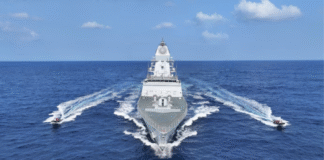 Navy commissions advanced multi-mission stealth frigates INS Udaygiri and INS Himgiri Navy commissions advanced multi-mission stealth frigates INS Udaygiri and INS Himgiri