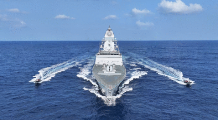 Navy commissions advanced multi-mission stealth frigates INS Udaygiri and INS Himgiri Navy commissions advanced multi-mission stealth frigates INS Udaygiri and INS Himgiri
