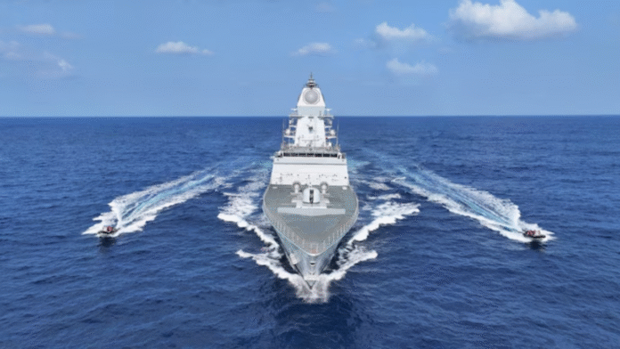 Navy commissions advanced multi-mission stealth frigates INS Udaygiri and INS Himgiri