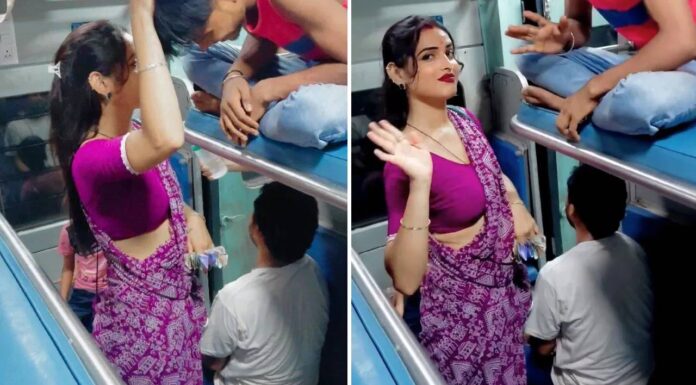 Transgender’s Beauty On Train Stuns Public, 6 Crore Views Online Transgender’s Beauty On Train Stuns Public, 6 Crore Views Online