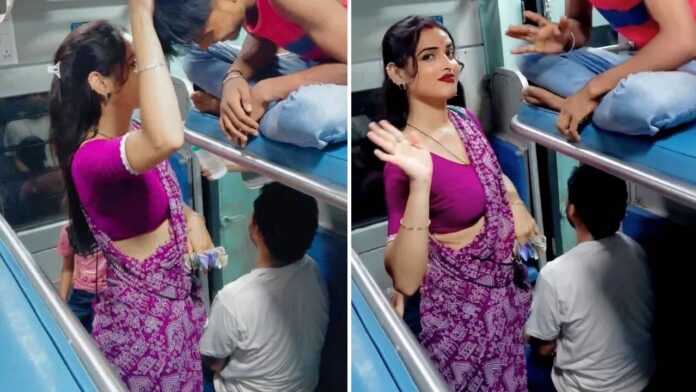Transgender’s Beauty On Train Stuns Public, 6 Crore Views Online