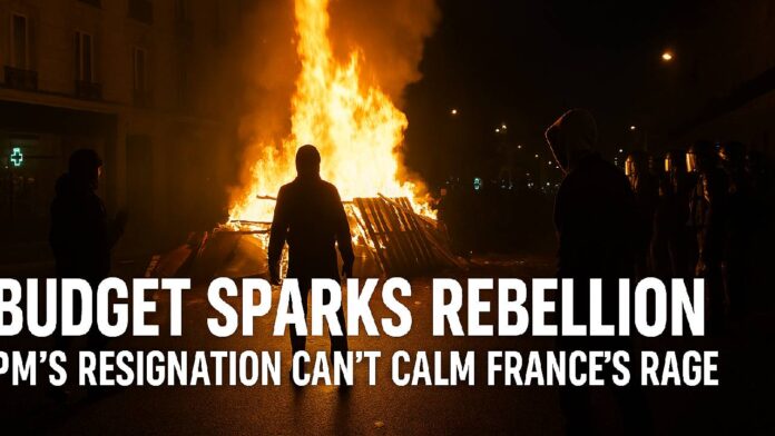 Budget Fury Triggers France Unrest As PM’s Resignation Fails To Calm Streets