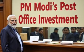 How much return does PM Modi get in the post office scheme?