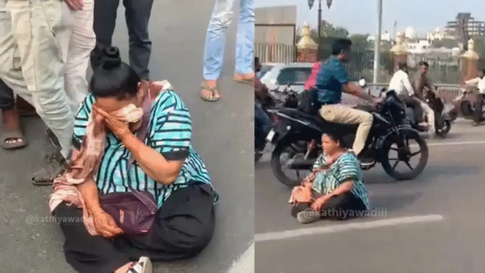 Woman Protests After Receiving Fewer Golgappas Than Promised.