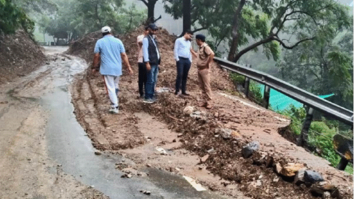 Massive Debris Hits Doon–Mussoorie Ropeway Construction After Cloudburst