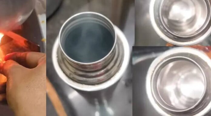 Burn a bay leaf and put it in a bottle to remove the putrid smell. This bottle cleaning hack is going viral Burn a bay leaf and put it in a bottle to remove the putrid smell. This bottle cleaning hack is going viral