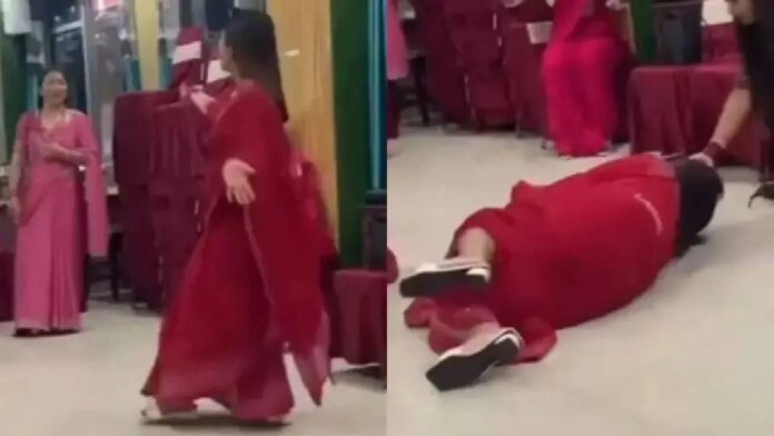 trending (2) Kitty Party Dance Video Goes Viral: Aunty in Red Saree Steals the Show, But Ends in a Shocking Twist!