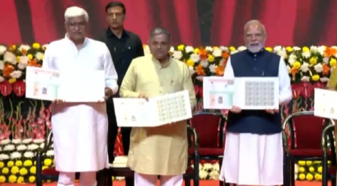 RSS 100 years: PM Modi releases postage stamp, coin in Delhi RSS 100 years: PM Modi releases postage stamp, coin in Delhi