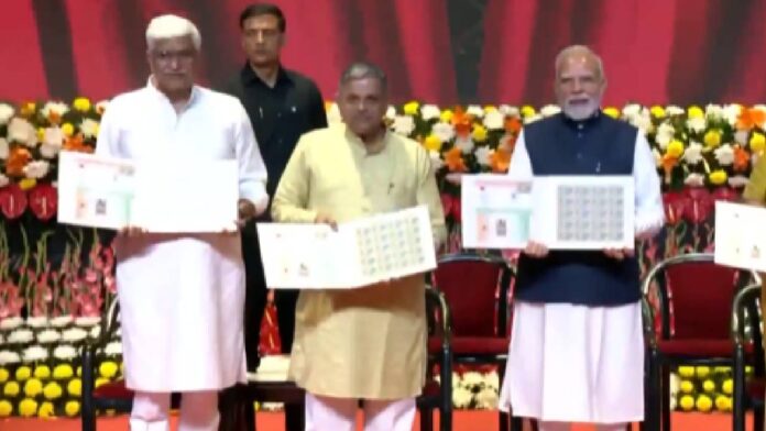 RSS 100 years: PM Modi releases postage stamp, coin in Delhi