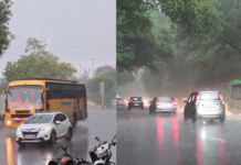 Delhi takes a chill pill: October rain brings down temp, causes waterlogging, traffic snarls Delhi takes a chill pill: October rain brings down temp, causes waterlogging, traffic snarls