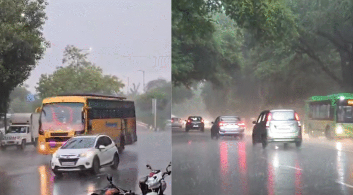 Delhi takes a chill pill: October rain brings down temp, causes waterlogging, traffic snarls Delhi takes a chill pill: October rain brings down temp, causes waterlogging, traffic snarls