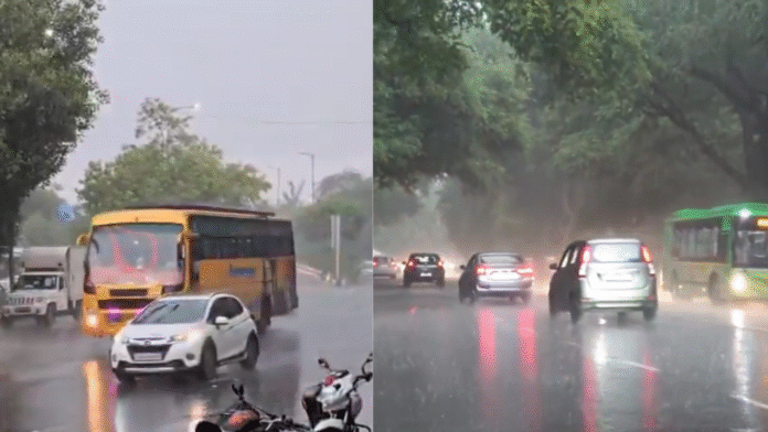 Delhi takes a chill pill: October rain brings down temp, causes waterlogging, traffic snarls