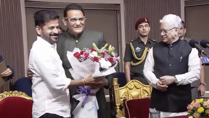 Former Indian Cricketer Mohammad Azharuddin Takes Oath as Telangana Minister