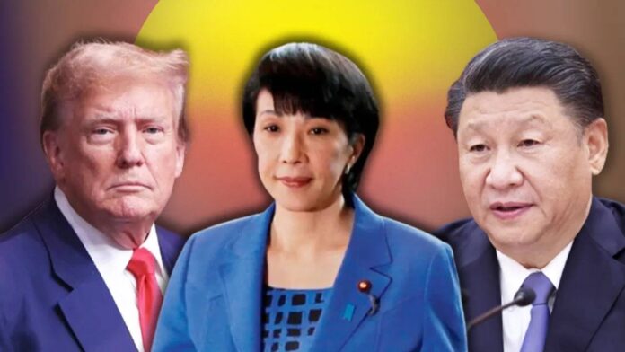 Who did America stand with in the rift between Japan and China?
