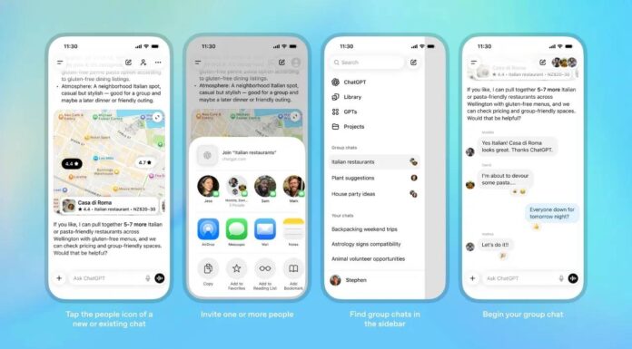 ChatGPT launches group chat; plan your day with friends and office team in one place ChatGPT launches group chat; plan your day with friends and office team in one place