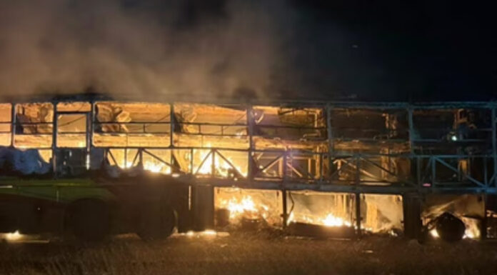 Karnataka: At Least 17 Feared Dead as Sleeper Bus Catches Fire After Collision in Chitradurga Karnataka