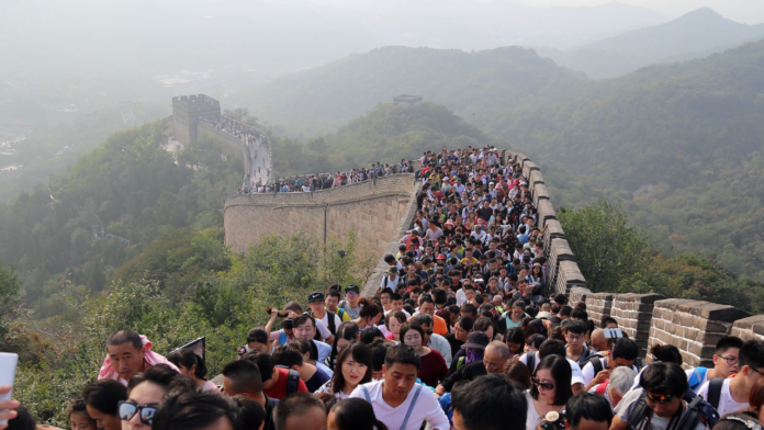 China now seems to be growing in the opposite direction on the population front.