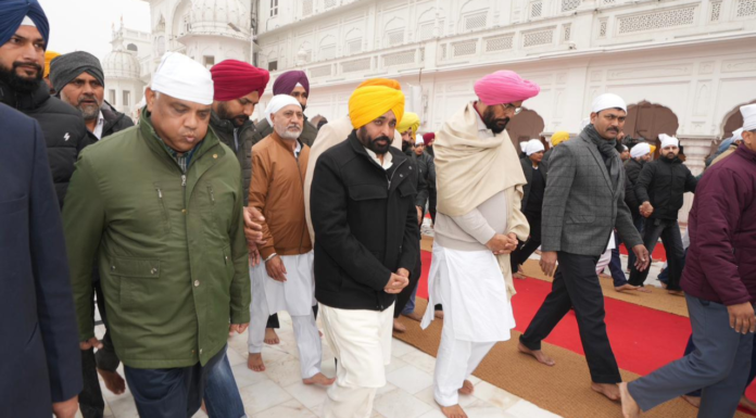 It Is Our Duty To Carry Sacrifices & Teachings Of Sikhism To World: Punjab CM Bhagwant Mann At Akal Takht Punjab Chief Minister Bhagwant Singh Mann at Akal Takht Sahib.