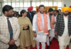 CM Bhagwant Singh Mann Attends Inauguration Ceremony Of Terminal Building At Halwara International Airport In Ludhiana Punjab Chief Minister Bhagwant Singh Mann on Sunday attended the inauguration of the terminal building at Halwara International Airport in Ludhiana.