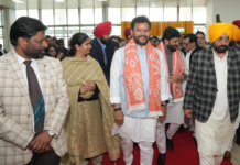 CM Bhagwant Singh Mann Attends Inauguration Ceremony Of Terminal Building At Halwara International Airport In Ludhiana Punjab Chief Minister Bhagwant Singh Mann on Sunday attended the inauguration of the terminal building at Halwara International Airport in Ludhiana.