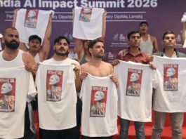 Shirtless Protest at AI Summit Leads to Arrest of Youth Congress President