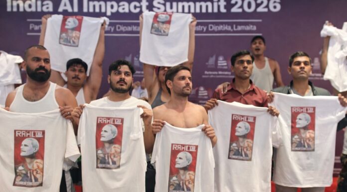 Shirtless Protest at AI Summit Leads to Arrest of Youth Congress President