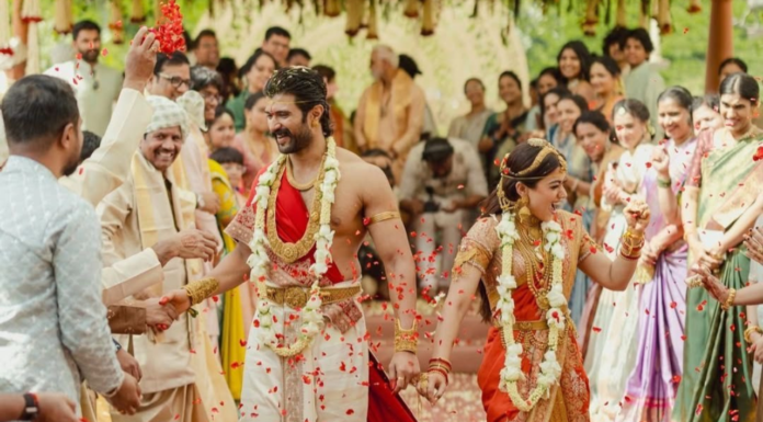 Heritage To Temple Jewellery, All About Rashmika Mandanna And Vijay Deverakonda’s Ramayana-style Wedding After 'The Wedding of Virosh', the couple shared their dreamy pictures as bride and groom on Thursday evening.