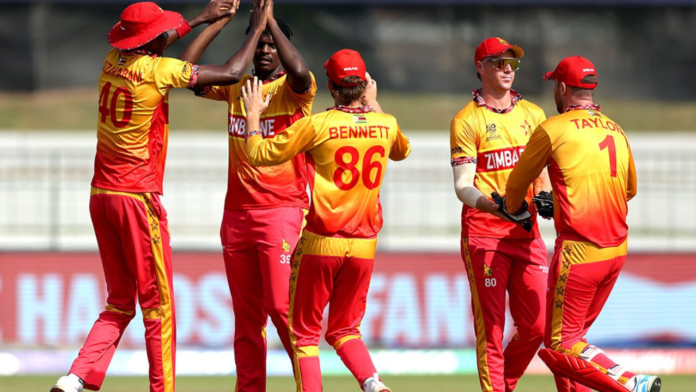 Zimbabwe Making history in the T20 World Cup 2026, Zimbabwe defeated Australia.