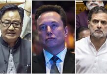 ‘Do Not Disparage India’: Rijiju Slams Rahul Gandhi, Cites Elon Musk on GDP Growth