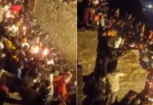 Over dozen injured in stampede-like situation at Pune’s Shivneri Fort Over dozen injured in stampede-like situation at Pune's Shivneri Fort
