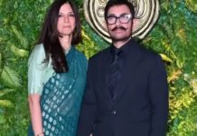 Aamir Khan’s Gf Gauri Spratt’s Saree Look Steals Spotlight At Pre-Wedding Reception The couple arrived hand-in-hand for the wedding reception, where Gauri's desi and simple look in saree stole everyone's heart.
