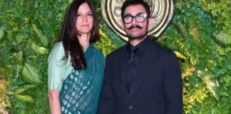 Aamir Khan’s Gf Gauri Spratt’s Saree Look Steals Spotlight At Pre-Wedding Reception The couple arrived hand-in-hand for the wedding reception, where Gauri's desi and simple look in saree stole everyone's heart.