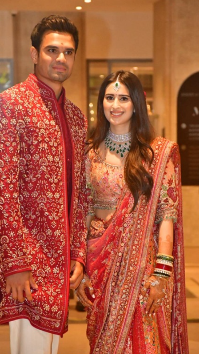 Cricketer Sachin Tendulkar's Son, Arjun Tendulkar marry Saaniya Chandhok in an intimate ceremony on Thursday in Mumbai.