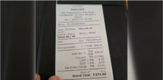 Bengaluru Cafe Charges 5% ‘gas Crisis’ Fee On Lemonade Amid LPG Supply Shortage, Receipt Goes Viral A user shared the receipt of the lemonade from the Theo Cafe in Bengaluru.