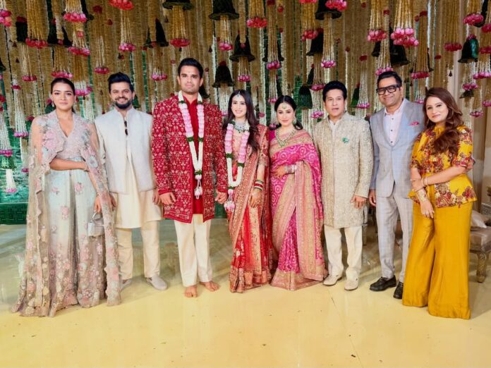 Sachin Tendulkar's Son, Arjun marry Saaniya Chandhok in Mumbai