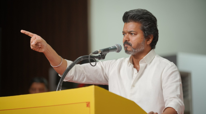 Amid Divorce Rumours With Wife, Thalapathy Vijay Walks Hand-in-Hand With Trisha Krishnan At Wedding Reception Thalapathy Vijay and Trisha Krishnan on Thursday attended the wedding reception of AGS producer Kalpathi Suresh's son in Chennai.