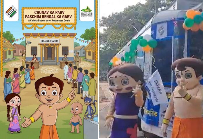 EC uses ‘Chhota Bheem’ to promote voter awareness ahead of West Bengal elections
