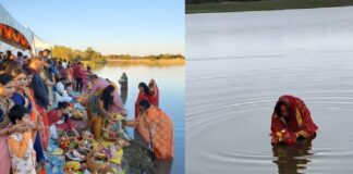 Viral Video Of Indians Celebrating Chhath Puja In Texas Sparks ‘Littering’ Debate Viral Video Of Indians Celebrating Chhath Puja In Texas Sparks 'Littering' Debate