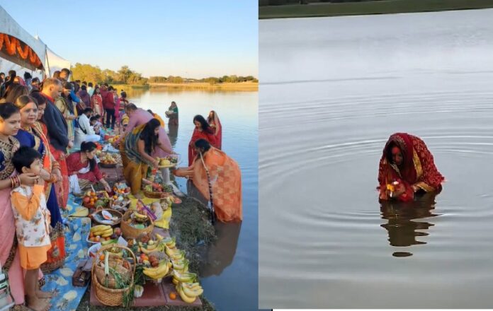 Viral Video Of Indians Celebrating Chhath Puja In Texas Sparks 'Littering' Debate